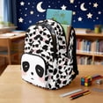 thumbnail image 4 of Xixirimido Cute Pandas Print Kids School Bag 17" Backpack for Boys & Girls Lightweight Large Capacity Bookbag for Elementary Middle High School Students, 4 of 8