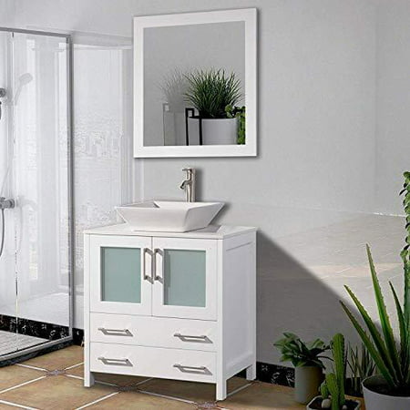Vanity Art 30 Inch Single Sink Small, 30 Bathroom Vanity With Sink Top