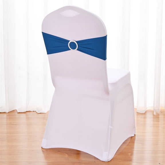 SIELUNO Chair Sashes With Buckles No-tie For Wedding Banquet Events Receptions Chair Decorations