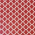 thumbnail image 6 of Waverly Inspirations Rectangular Elastic Fitted Table Cover Waterproof Vinyl Tablecloth With Flannel Backing, 6Ft Table, 72" x 30", Ogee Curl Cranberry, 8 PK, 6 of 6