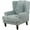 Jacquard Light Gray, variant on SHANNA Wingback Chair Slipcover Sofa Furniture Protector 2-Piece Armchair Covers with Seperate Seat Cushion Cover