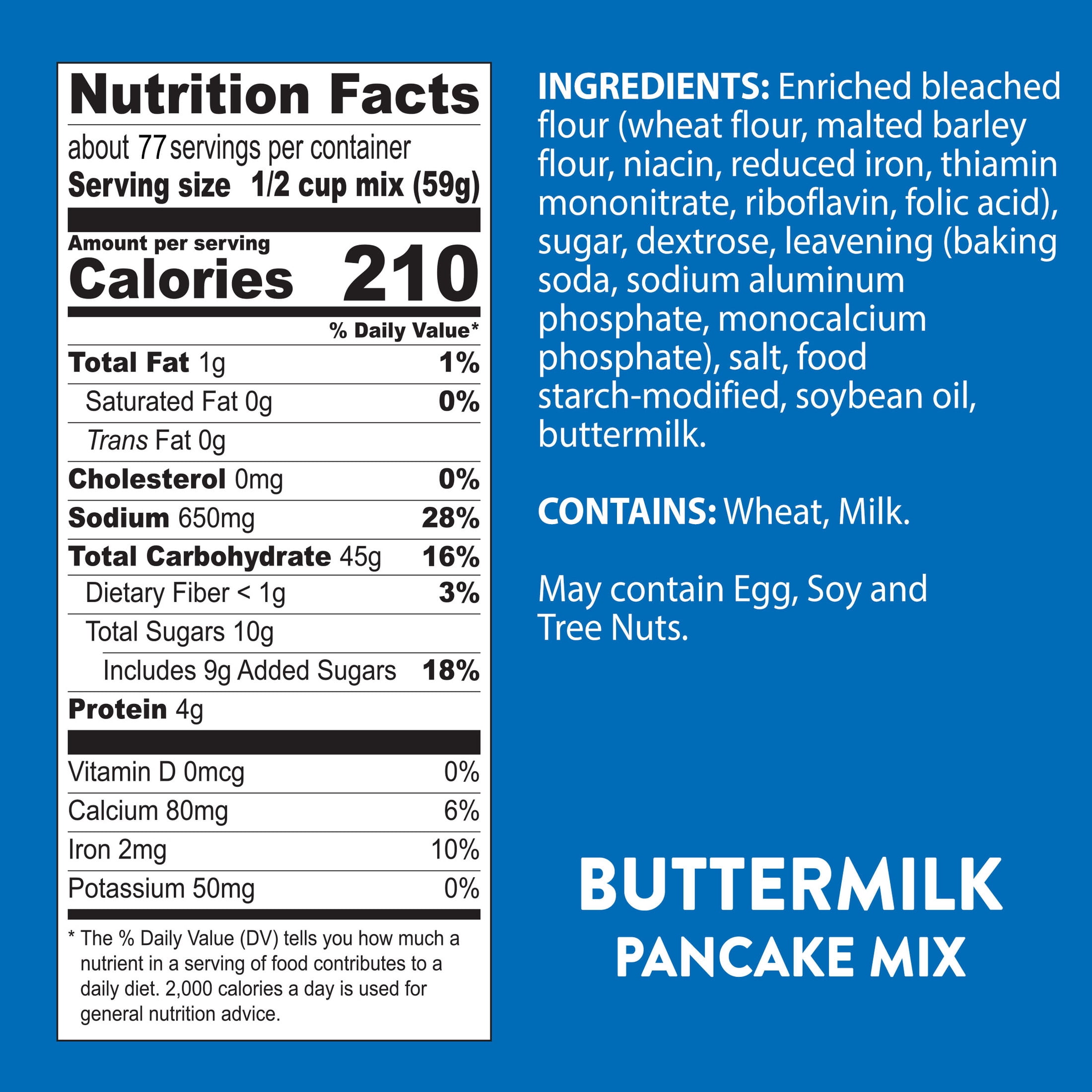Krusteaz Buttermilk Pancake & Waffle Mix, 10lb