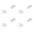 thumbnail image 1 of 100 Pares Almohadillas de Nariz de Gafas de Silicona Oval Empuje, 1 of 7