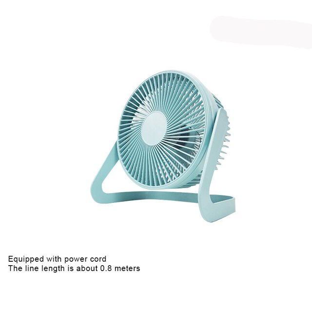 Ventilador de escritorio portátil recargable de marca, USB, ventiladores de refrigeración silenciosos de oficina, adecuado para el hogar, oficina, Camping, herramienta fresca al aire libre Fivean unisex