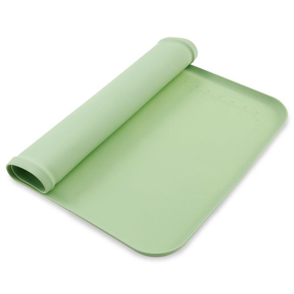 Threns Silicone Craft Mats for Kids Reusable Silicone Art Mat with Raised Lip Non Slip Painting Pad for Crafts Drawing Clay Resin