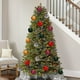 thumbnail image 4 of Xiying - Adornos Navideños de Terciopelo (15 Piezas) para Árbol Festivo con Lazos para Colgar, 3,15 Pulgadas, 4 of 6