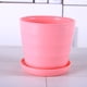 thumbnail image 1 of Maceta Maceta Moderna Redonda Flexible con Bandeja Extraíble para Jardinería Oficina Balcón Rosa L, 1 of 2