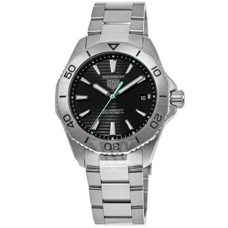 Tag Heuer Aquaracer Professional 200 Solargraph Quartz Black Dial Steel Men's Watch WBP1114.BA0000