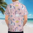 thumbnail image 6 of High Quality Hawaiian Shirts for Men Short Sleeve Aloha Beach Shirt Floral Summer Casual Button Down Shirts Blouses XNVZL3, 6 of 7