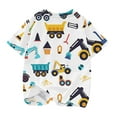 thumbnail image 5 of Sakmal Kids Clothes Cute Graphic Short Sleeve Crew Neck 3-14y Boys And Girls Outfits, 5 of 5