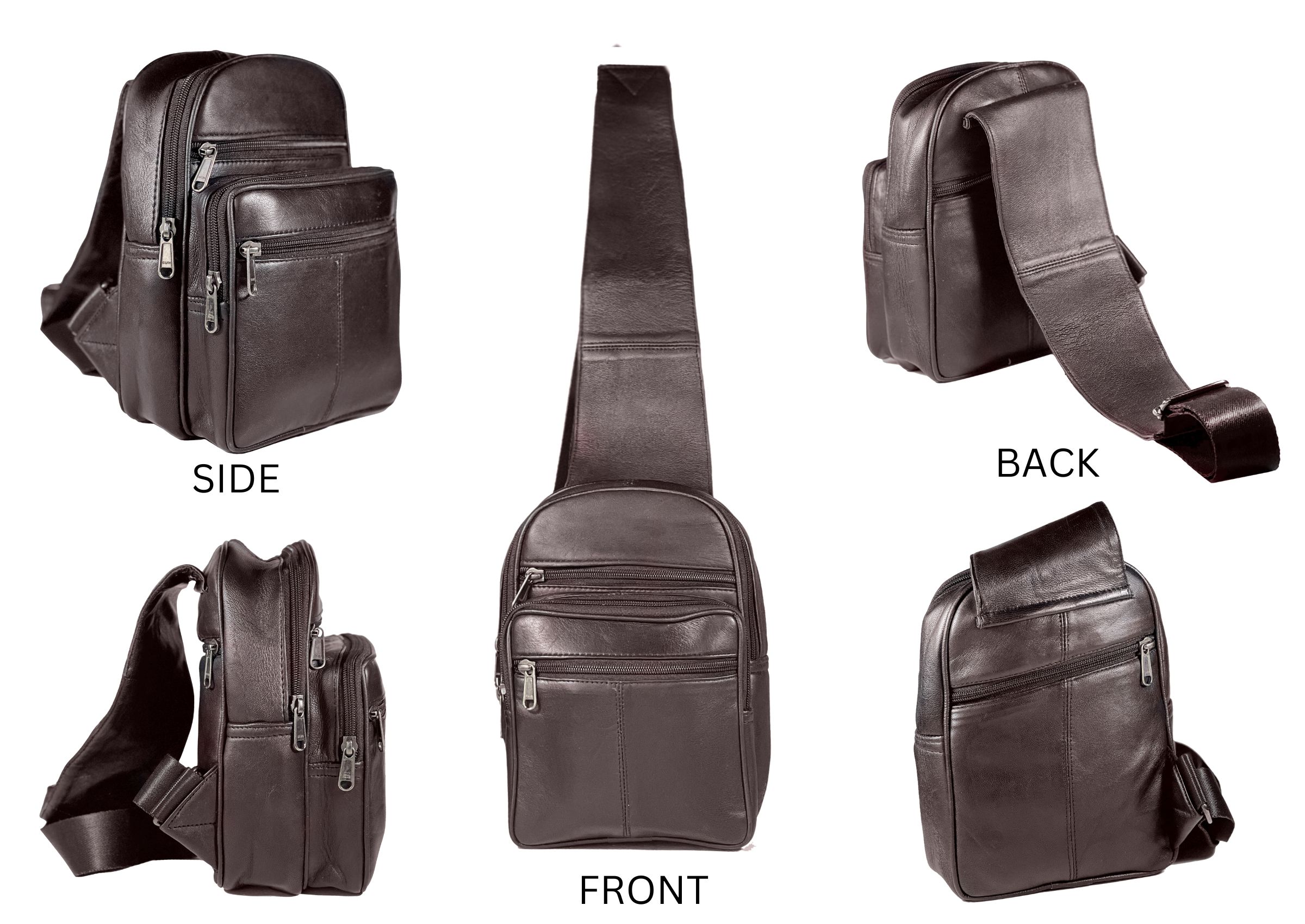 Crossbody Bag Sling Bag Shoulder Pack Lightweight Travel Hiking Men Women-by Bullz