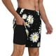 thumbnail image 2 of Balery Daisies Flowers Bañador para hombre, shorts de playa de secado rápido con entrepierna y forro de compresión-XX-Large, 2 of 5