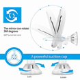 thumbnail image 4 of Double Sided Magnifying Mirror, Makeup Mirror with 21 LED Lights, 360° Rotation, Dimmable Touch Screen, 4 of 4