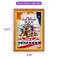 thumbnail image 5 of I'm a Exotic Shorthair Dad and a Veteran, Nothing Scares me Happy Father's Day Acrylic Plaque with Wood Photo Frame Box Cat Lover Kitten Owner Gifts Light Box - 00006, 5 of 5