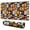 Halloween Icons Collage, variant on Long Mouse Pads for Desk,Halloween Icons Collage Pattern Desk Mats on Top Of Desks, Desk Mouse Pad Extra Large with 3mm Non-Slip Base and Stitched Edge for Gaming,Office,Work,Home 47.3x23.6in