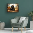 thumbnail image 2 of Canvas Wall Art - Momart 'Halloween Bear and Pumpkins' Wall Art for Living Room, Bedroom, or Office Décor by Trademark Fine Art - 19 x 14 Inches, 2 of 4