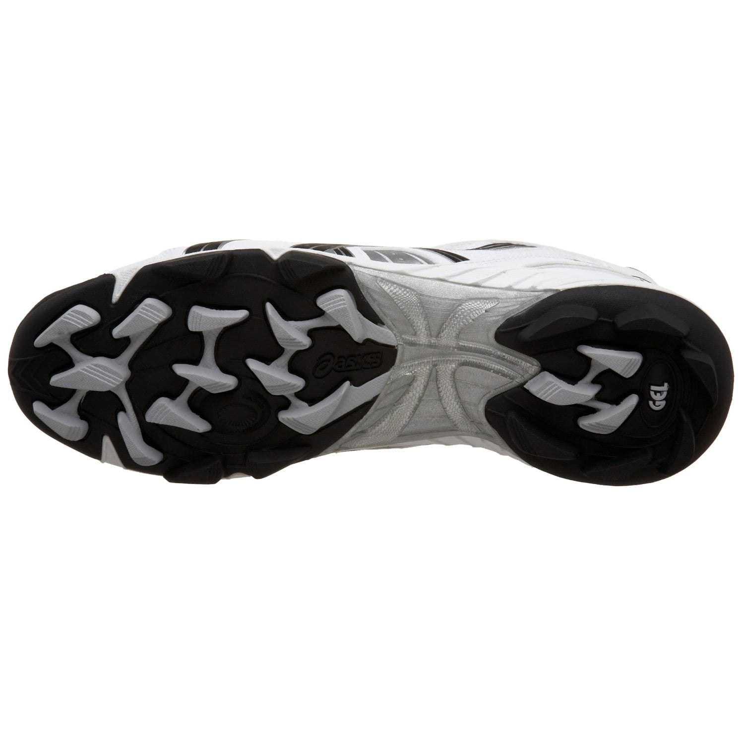 ASICS P906Y-0190 MENS GEL V CUT FIELD SHOE WHITE/BLACK/SILVER SIZE 7.5M ASICS P906Y-0190 MENS GEL V CUT FIELD SHOE WHITE/BLACK/SILVER SIZE 7.5M