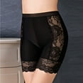 thumbnail image 4 of PiGOGI Women's Lace High Waist Underwear - Sexy Safety Pants - L to 2XL Comfortable Briefs Black, 4 of 5