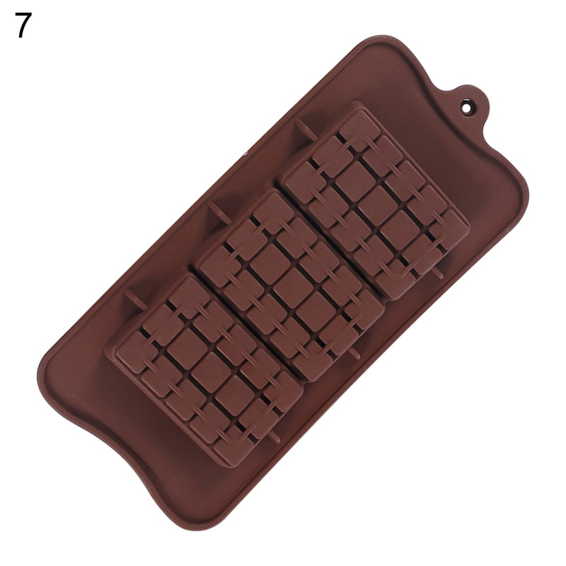Details about   24 Grid Square Chocolate Candy Mold Bar Block Ice Silicone Sugar Cake Bake Deco 