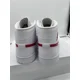 thumbnail image 4 of Ni - ke Air Jordan 1 Mid Womens White University Red BQ6472-106 Size 10.5 Women's 9 Men, 4 of 5