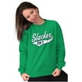 thumbnail image 4 of Slacker 247 Couch Potato Lazy Funny Sweatshirt for Men or Women Brisco Brands S, 4 of 6