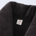 thumbnail image 3 of Ruiboury Polyester Warm And Soft Bathrobe For Men Stay Cozy And Comfortable All Day Long Lightweight Men Robe Black 3XL, 3 of 6