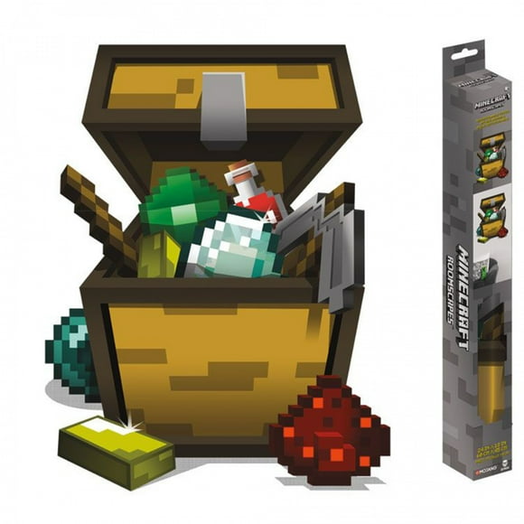 Minecraft Open Chest RoomScapes Wall Decal
