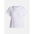 thumbnail image 5 of No Boundaries Washed Relaxed Fit Cotton Tee, Women's XXS-XXL, 5 of 5
