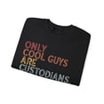 thumbnail image 3 of Custodian Sweatshirt Gifts Crew Neck Shirt Long Sleeve Unisex, 3 of 5