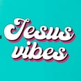 thumbnail image 6 of Wild Bobby, Jesus Vibes Inspirational/Christian Women Slim Fit Junior Tee, Tahiti Blue, XX-Large, 6 of 6