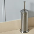 thumbnail image 2 of Home Basics Hideaway Toilet Brush with Heavy Weight Stainless Steel Handle, 2 of 3