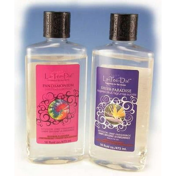 La-Tee-Da Effusion and Fragrance Lamp Oil Refills - 16 oz - AMBER-WOODS