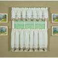 thumbnail image 1 of Today's Curtain Verona Broderie Inversée 24 Pouces" Écru/rose, 1 of 5