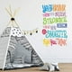thumbnail image 1 of Calcomanía de pared con letras inspiradoras coloridas: eres más valiente de lo que crees, más fuerte de lo que pareces, más inteligente de lo que crees, cita positiva St, 1 of 5