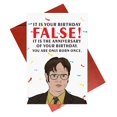 thumbnail image 1 of Tarjeta de cumpleaños Gonzey Dwight Schrute The Office serie de TV, 1 of 4