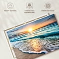 thumbnail image 6 of Elephant Stock Foamy Cancun Beach Wall Art - Horizontal Canvas Wall Art - Living Room Wall Decor - Beach Canvas - Teal And Orange Decor - 12" x 8", 6 of 8
