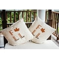thumbnail image 3 of 16" x 16" Simply Daisy Sweet Fall Polyester Indoor/Outdoor Pillow, Nutmeg Qty 1, 3 of 6
