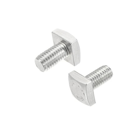 

Square Head Bolt 2 Pack M6x8mm 304 Stainless Steel Grade C Square Screws