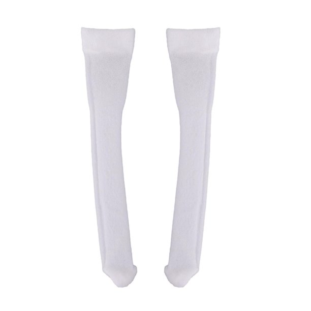 Figuras a escala 1/12, medias, accesorios para modelos de 6 pulgadas, disfraz sin costuras, Blanco