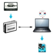 DIGITNOW Portable USB Cassette Tape Player Capture MP3 Audio Music, Compatible With Laptop and Personal Computer, Convert Walkman Tape Cassette To MP3 Format