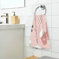thumbnail image 3 of Yayeee 100% Cotton Hand Towels for Bathroom 16" x 28" Soft Absorbent Kitchen Towel, Pink Christmas Cups, 3 of 7