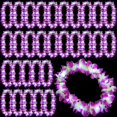 thumbnail image 1 of Leis LED hawaianos Sherr, 24 unidades, luz violeta, hasta 100 cm, 1 of 6