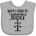 thumbnail image 3 of Inktastic Future Judge Law Scale Boys or Girls Baby Bib, 3 of 4