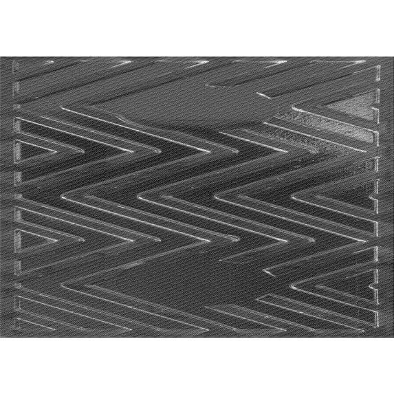 Ahgly Company Indoor Rectangle Patterned Smokey Gray Area Rugs, 6' x 9'