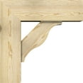 thumbnail image 3 of Ekena Millwork 8"W x 24"D x 24"H Funston Block Rough Sawn Bracket w/ Offset Brace, Douglas Fir, 3 of 25