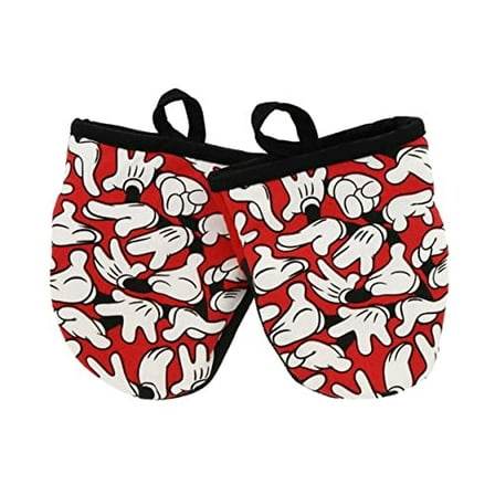 Disney Mickey Mouse 2pk Oversized Mini Mitts Red Classic Hands