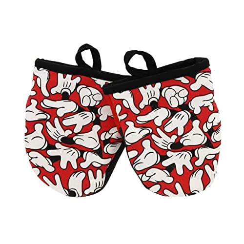 Disney Mickey Mouse 2pk Oversized Mini Mitts Red Classic Hands