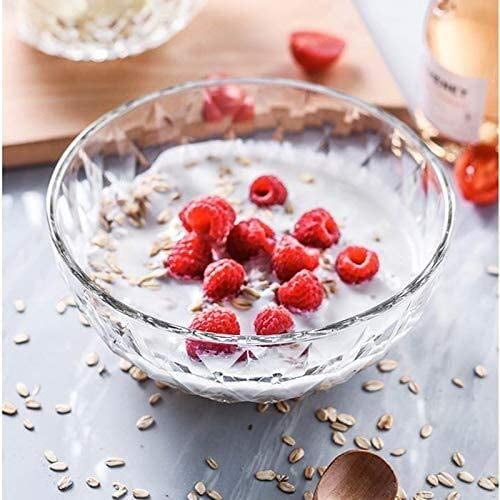 Meggie Bowl Serving Bowl Set Crystal Clear Glass Bowl Salad Fruit Bowls Tableware Bowl Set Of 2 Hotel Tableware Home Noodles Boiled Fish Soup Bowl