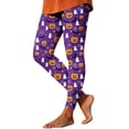 thumbnail image 6 of Yeaiivve Halloween Printed Tights for Women Cartoon Ghost Pumpkin Graphic Leggings Seamless Stretchy Milk Silk Workout Leggings Soft Cozy Pajama Bottoms XL, 6 of 7