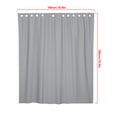 thumbnail image 2 of Cortina de ducha estampada Cortina de baño impermeable Cortina de baño de poliéster Tipo 3 ,180x180cm Inevent HA6769-05B, 2 of 6